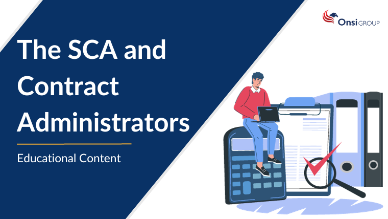 The SCA and Contract Administrators